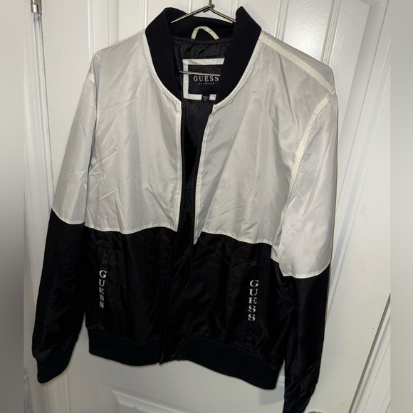 Guess Los Angeles Men’s Bomber Jacket Sz XL - Picture 3 of 11